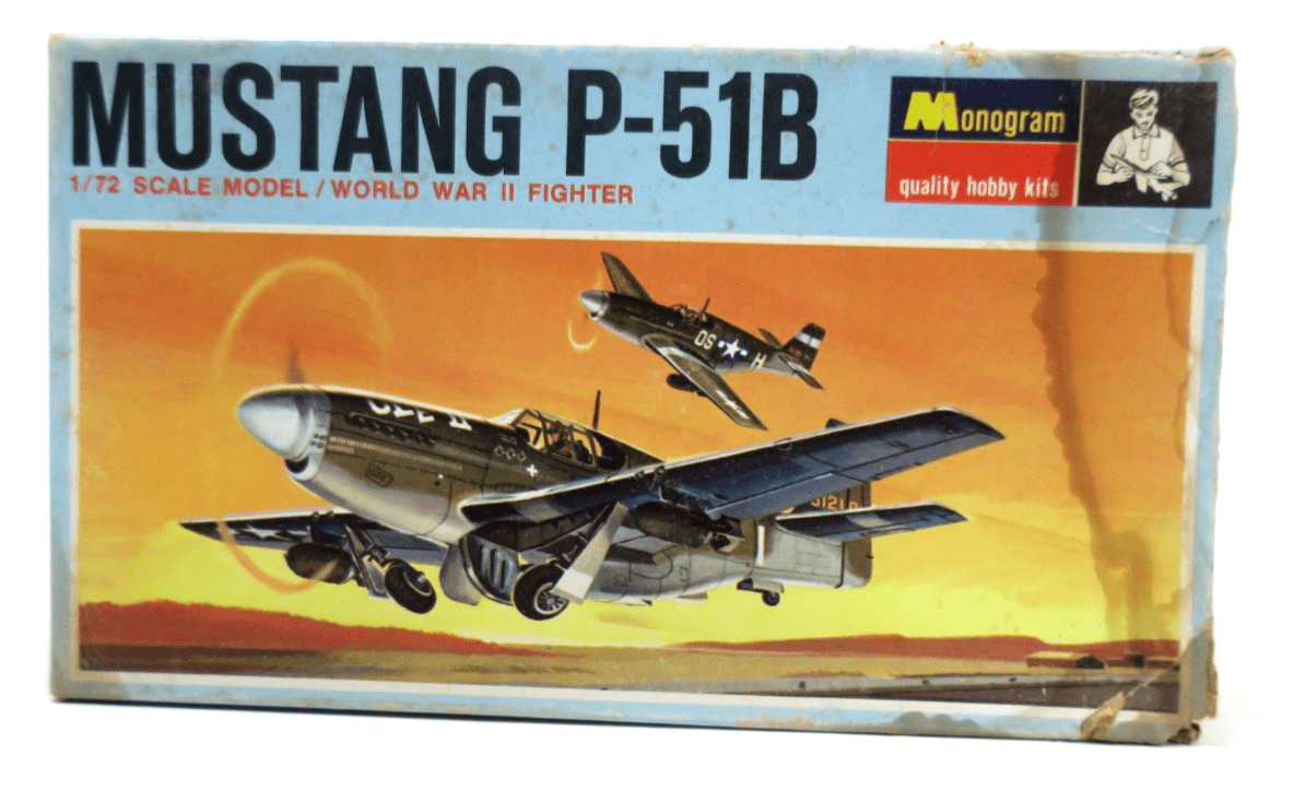 Monogram 1/72 Mustang P - 51B Model Kit PA143 - WISE GUYS HOBBIES LLC