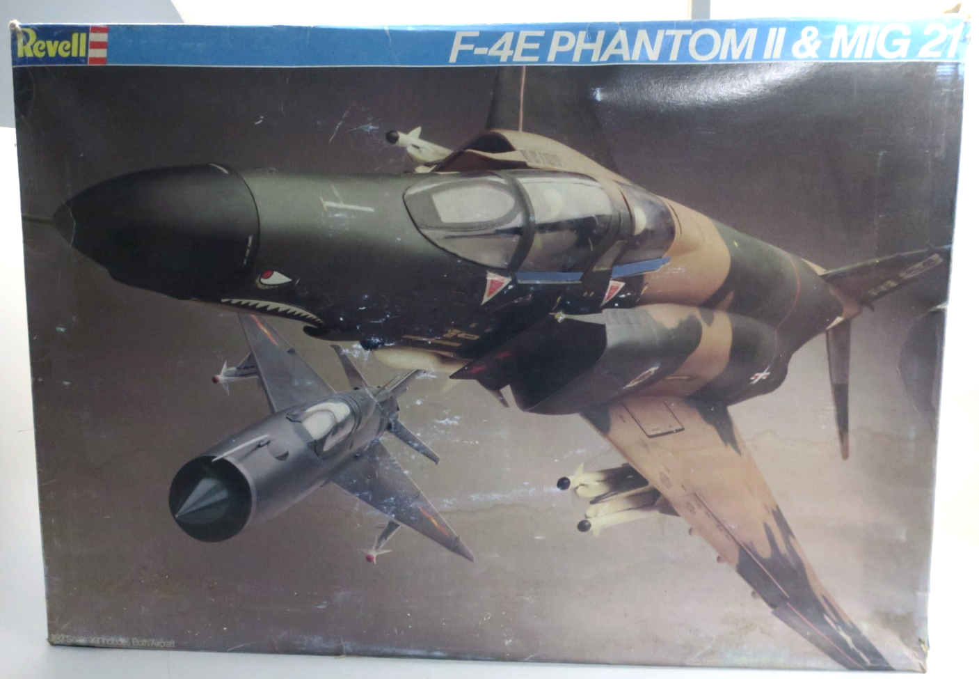 Revell 1/32 F-4E Phantom II & MiG 21 Plastic Model Kit #4747