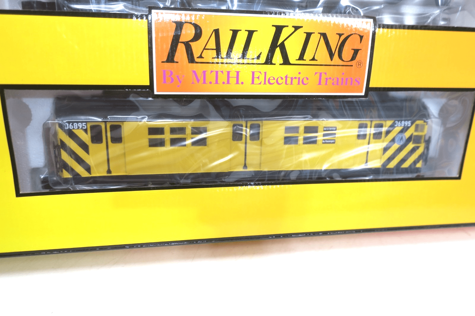 MTH RailKing 30 - 2273 - 3 MTA Work Train R - 17 2 - Car Subway Add - On Non Powered Set - WISE GUYS HOBBIES LLC