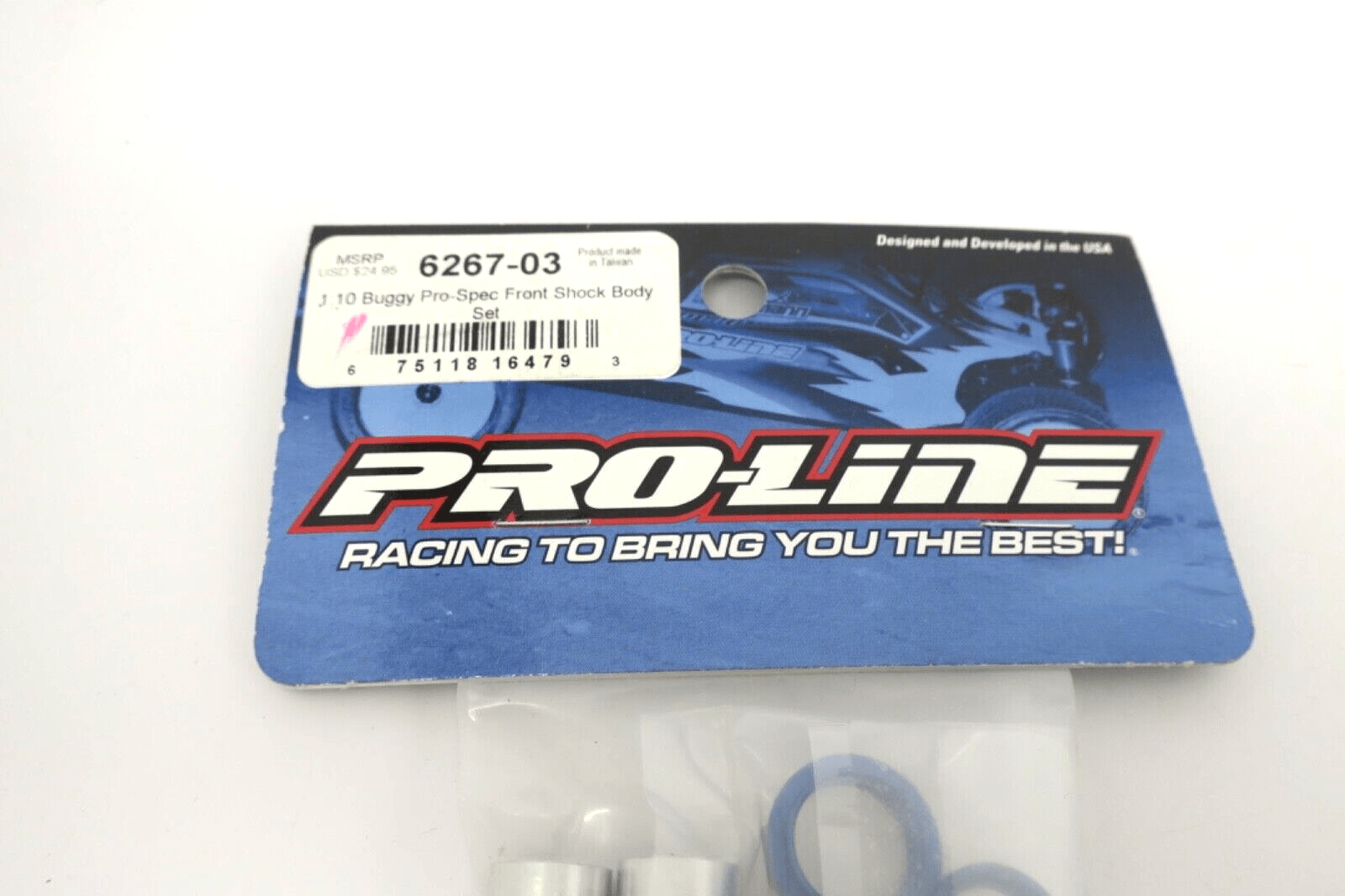 Pro Line 6267-03 1/10 Buggy Pro-Spec Front Shock Body Set - WISE GUYS HOBBIES LLC