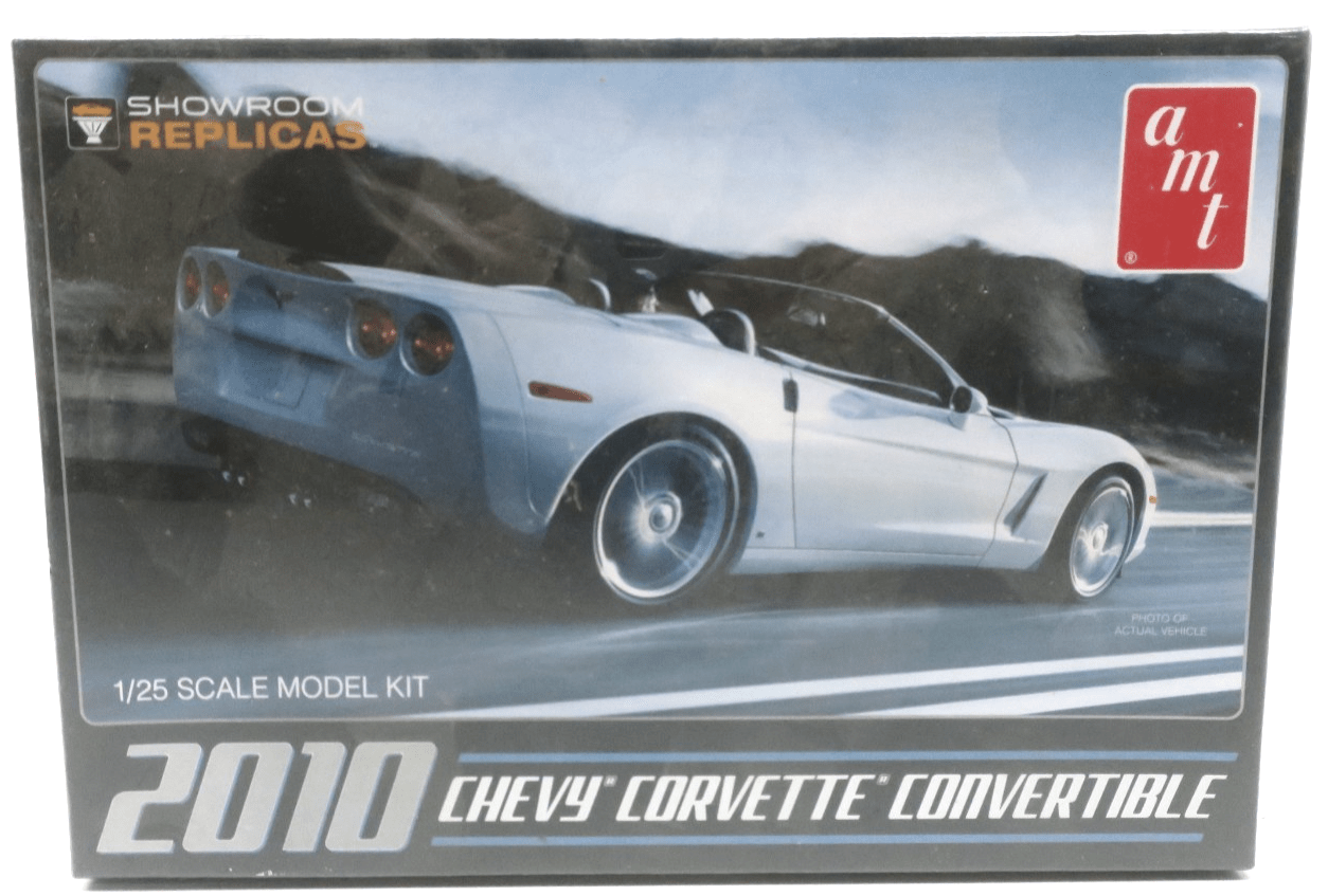 AMT 1/25 2010 Chevy Corvette Convertible Plastic Model Kit AMT-677 SEALED - WISE GUYS HOBBIES LLC