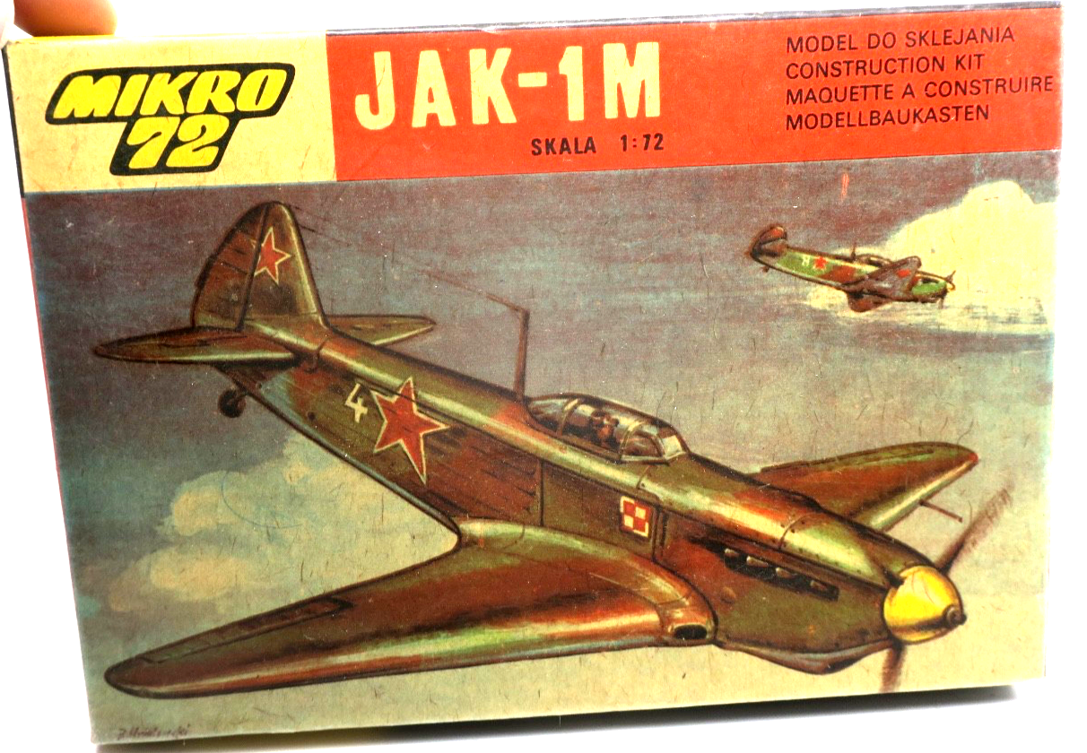 Mikro 1/72 JAK - 1M Model Kit - WISE GUYS HOBBIES LLC
