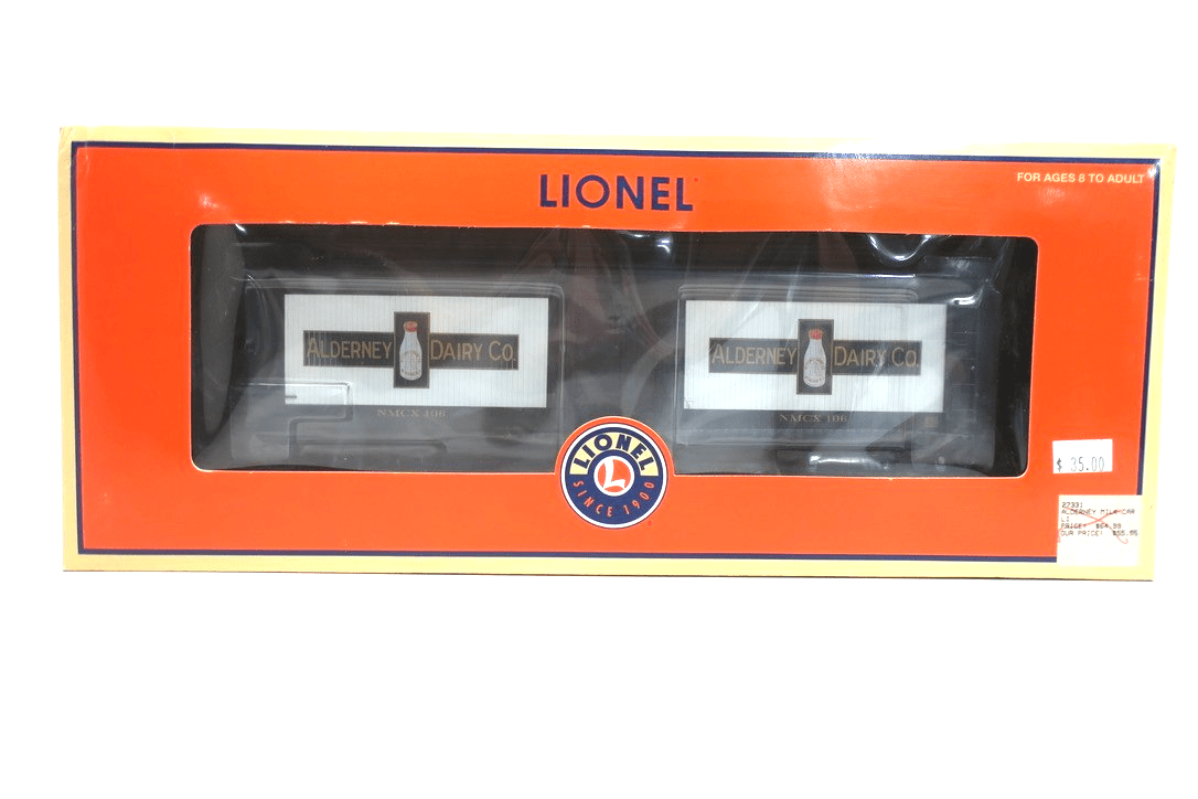 Lionel 6 - 27331 Alderney Milk Car 106 O Scale - WISE GUYS HOBBIES LLC