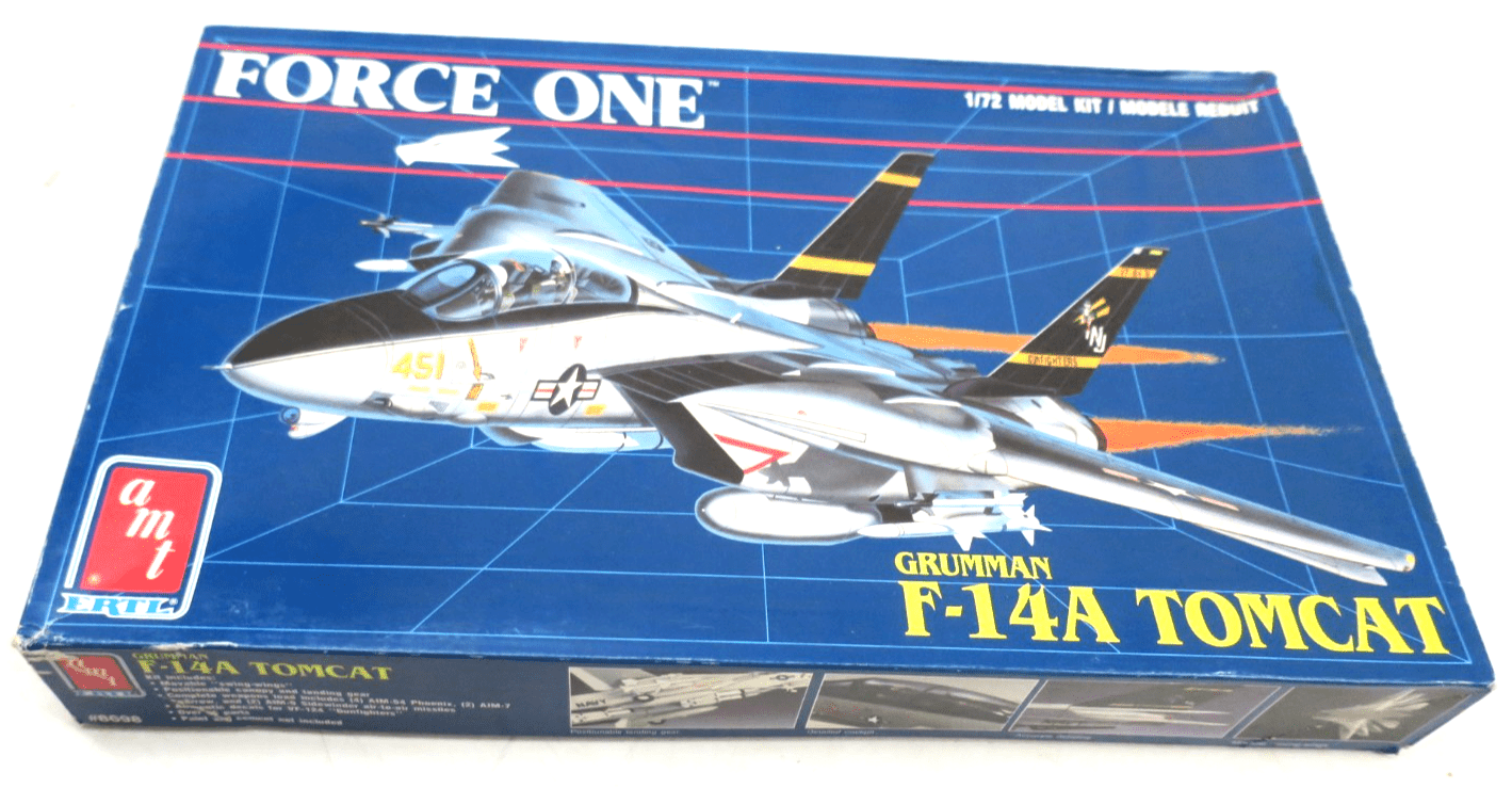 AMT 1/72 Grumman F - 14A Tomcat Model Kit 8698 - WISE GUYS HOBBIES LLC