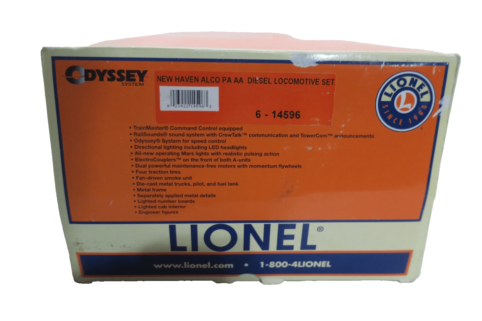 Lionel 6 - 14596 New Heaven PA AA Unit Diesel Engine Set w/TMCC - WISE GUYS HOBBIES LLC
