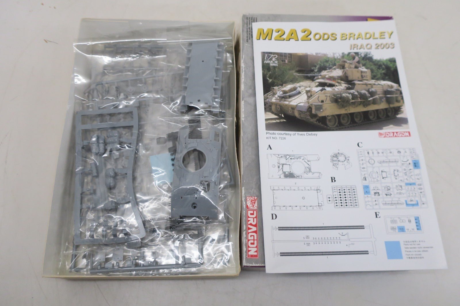 Dragon 1/72 M2A2 ODS Bradley Iraq 2003 Plastic Model Kit 7226 - WISE GUYS HOBBIES LLC