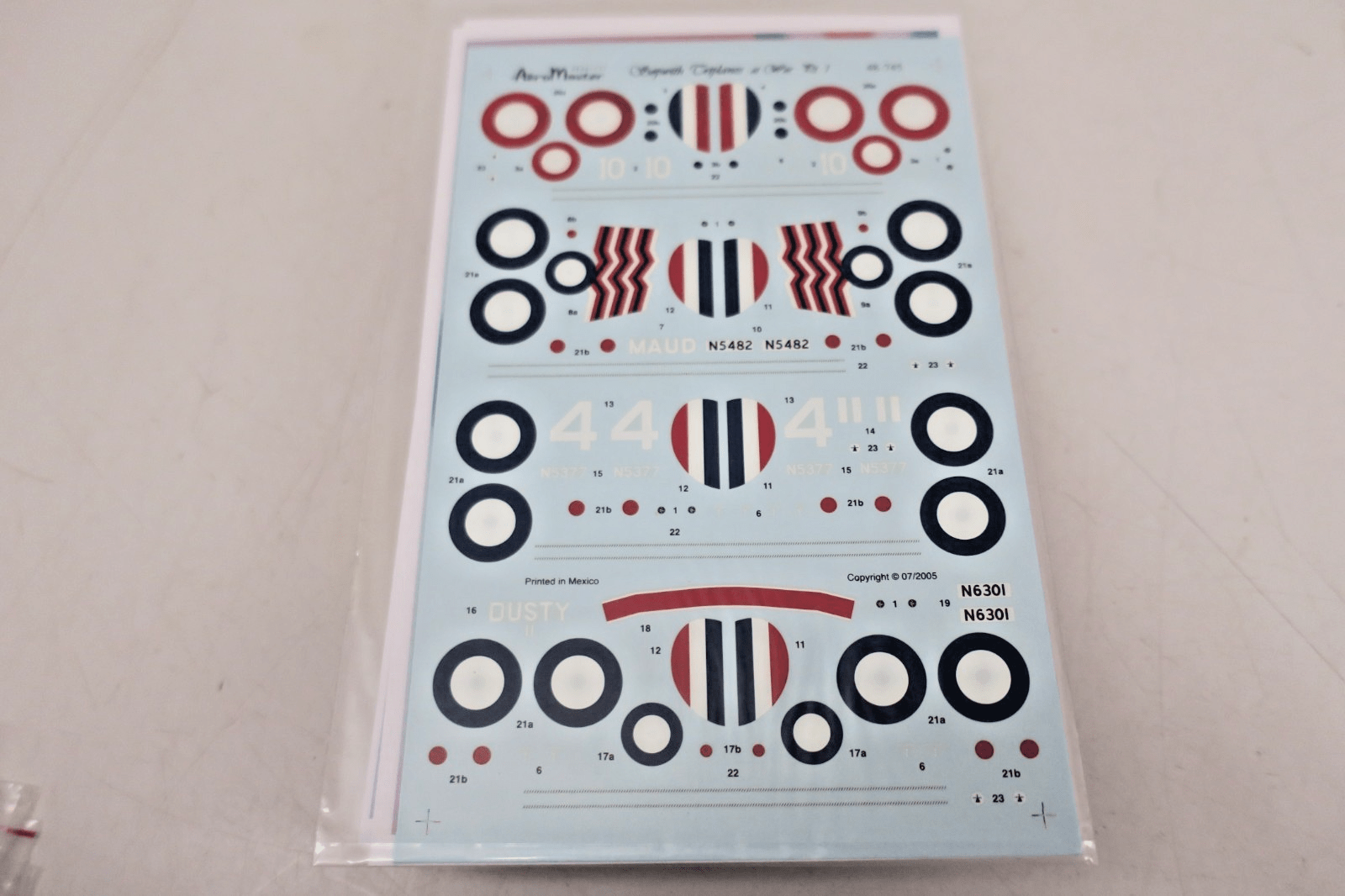 Aeromaster Decals 48 - 745 Sopwith Triplanes at War Pt.1 - WISE GUYS HOBBIES LLC