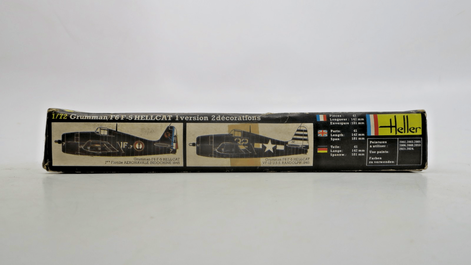 Heller 1/72 Grumman F6 F - 5 Hellcat Model Kit 272 - WISE GUYS HOBBIES LLC