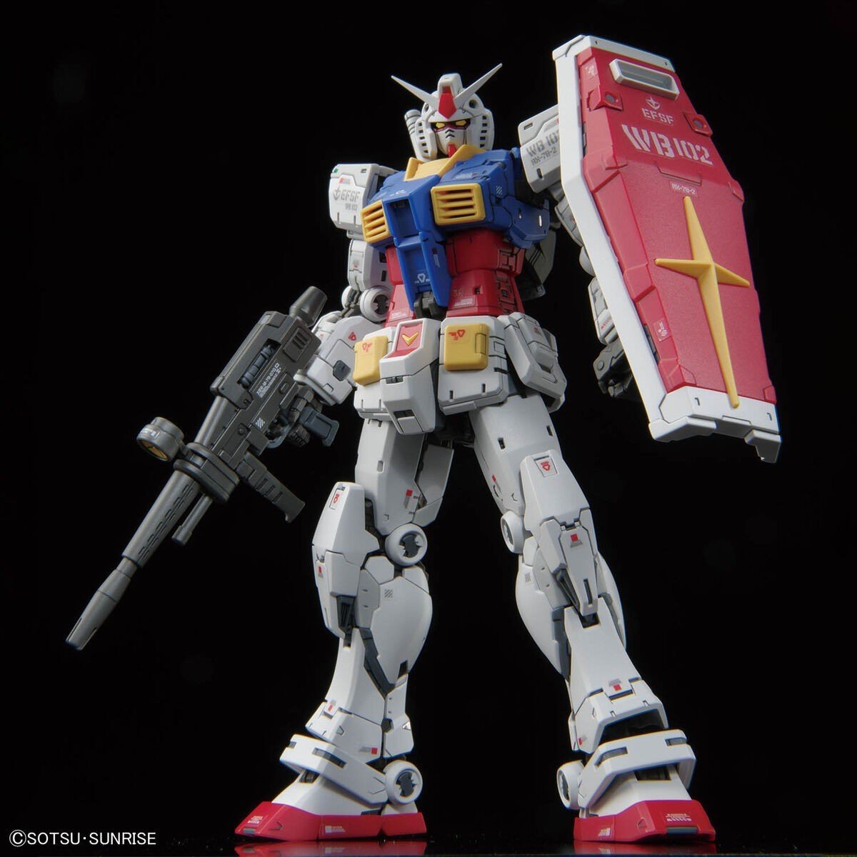 Bandai Mobile Suit Gundam RG 1/144 RX-78-2 Ver. 2.0 Model Kit - WISE GUYS HOBBIES LLC