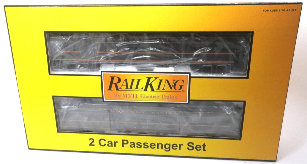 MTH ~ 30-6911 Western Pacific 2-car 60' Madison Combine / Diner Passenger set - WISE GUYS HOBBIES LLC