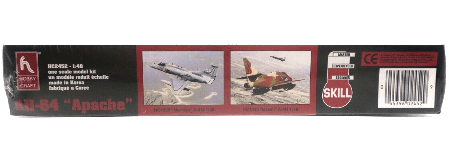 Hobbycraft 1/48 AH-64 Apache War on Terror Model Kit HC2452 - WISE GUYS HOBBIES LLC