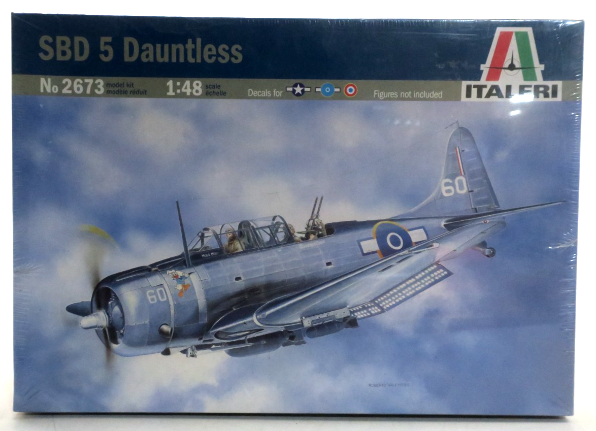 Italeri 1/48 SBD 5 Dauntless Plastic Model Kit #2673 SEALED