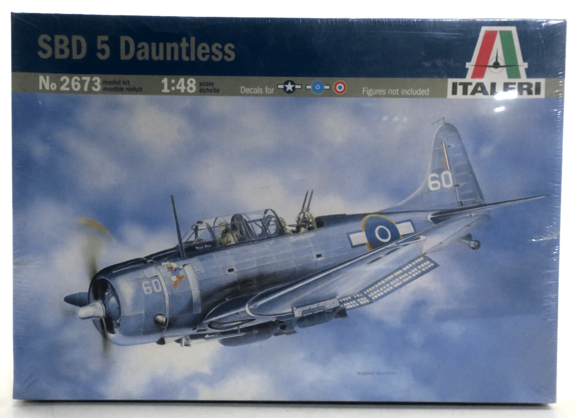 Italeri 1/48 SBD 5 Dauntless Plastic Model Kit 2673 SEALED - WISE GUYS HOBBIES LLC
