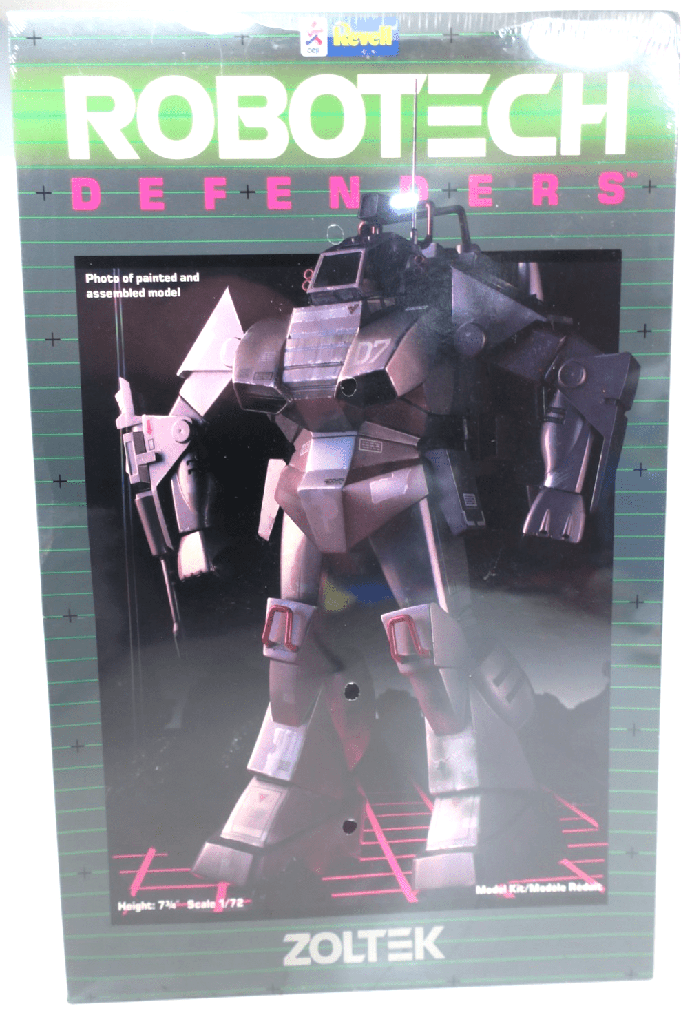 SEALED RARE & Vintage Revell Robotech Defenders 1/72 Zoltek Model Kit 1151 - WISE GUYS HOBBIES LLC