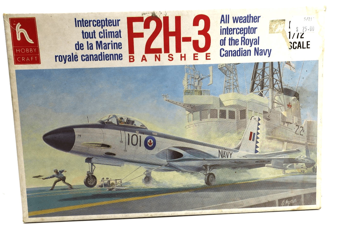 Hobby Craft 1/72 F2H - 3 Banshee Model Kit HC1397 - WISE GUYS HOBBIES LLC