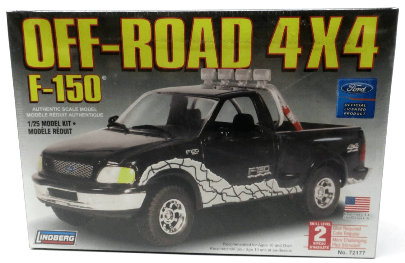 Lindberg 1/25 Off-Road 4X4 F-150 Plastic Model Kit 72177 SEALED - WISE GUYS HOBBIES LLC