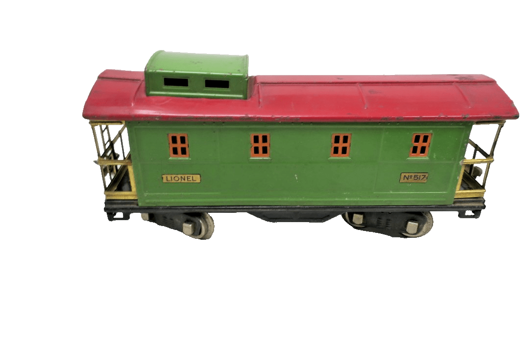 LIONEL PREWAR STANDARD GAUGE 8E OLIVE GREEN SET 353 FREIGHT SET - WISE GUYS HOBBIES LLC