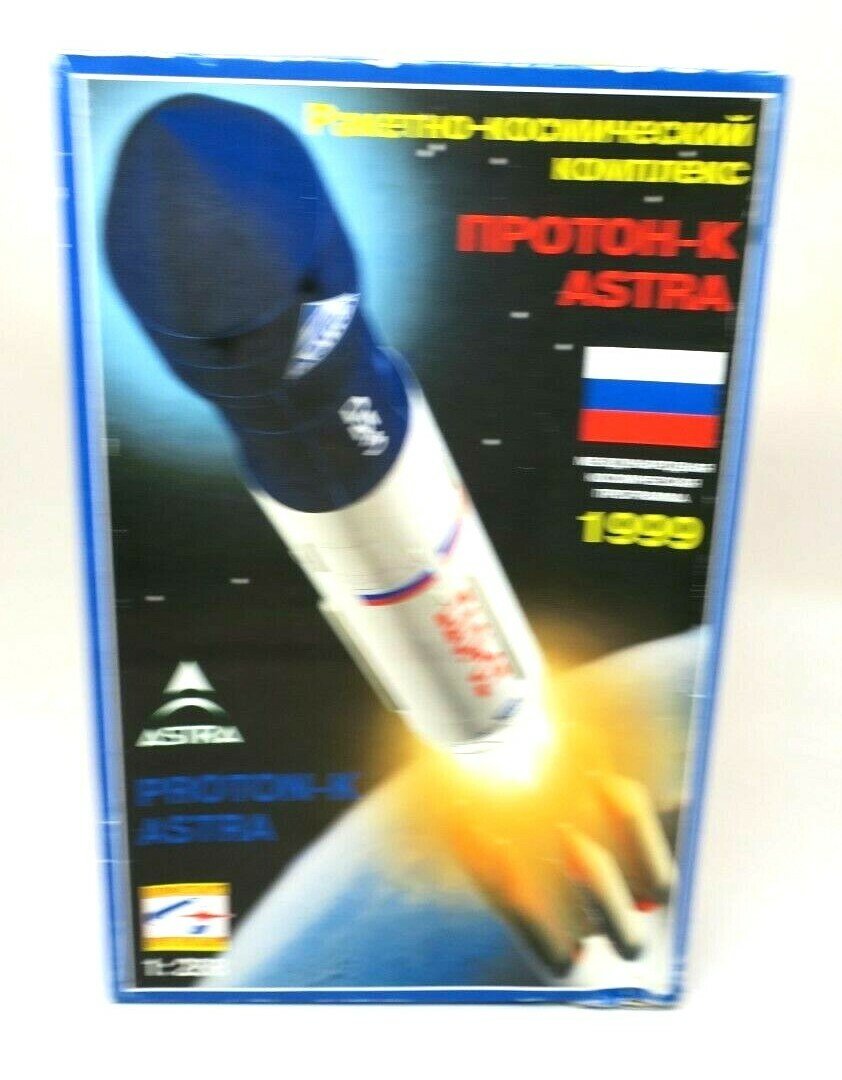 1999 STC Start Proton-K Astra Rocket Model Kit USSR 1:288 Russian Space ~ Sealed - WISE GUYS HOBBIES LLC