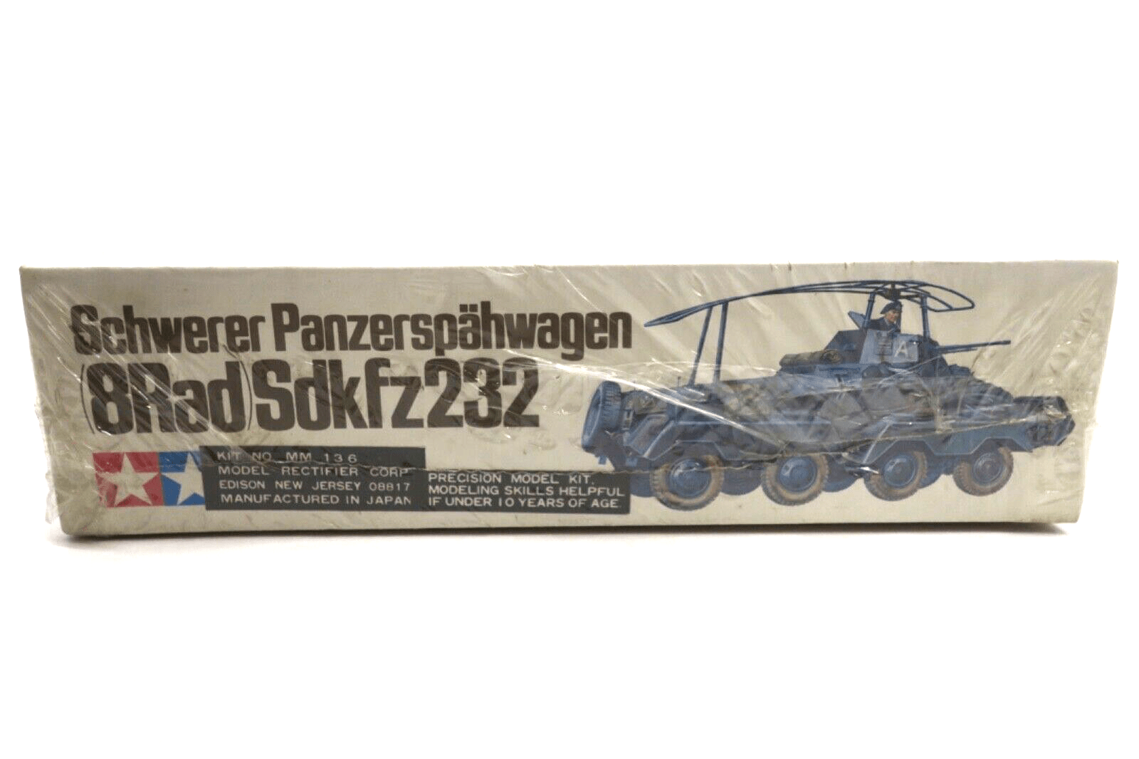 Tamiya Schwerer Panzerspähwagen (8-Rad) Sd.Kfz. 232 No. MM136 | 1:35 Scale Model - WISE GUYS HOBBIES LLC