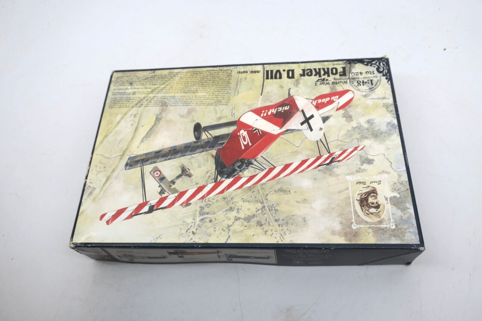 Fokker D. VII Oaw ( Early ) - model airplane kit 146 mm scale 1/48 Roden 420 - WISE GUYS HOBBIES LLC
