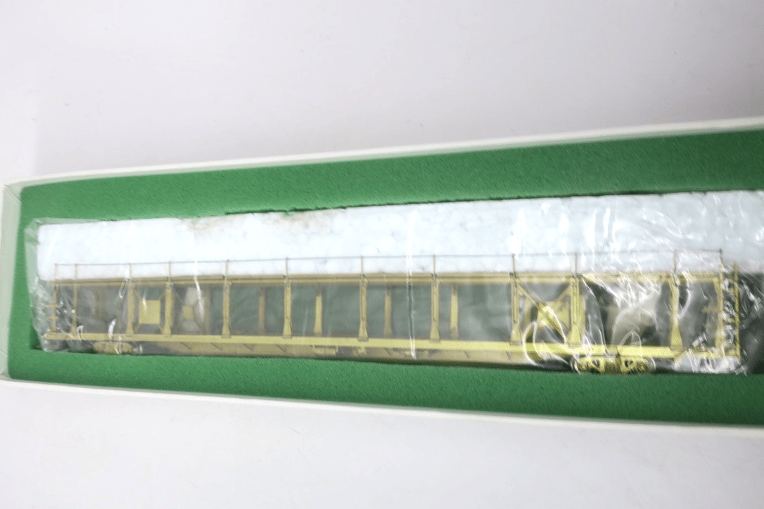 Overland Models HO Scale Brass Unpainted Bi-Level Open Auto Rack OMI-1354 NEW - WISE GUYS HOBBIES LLC