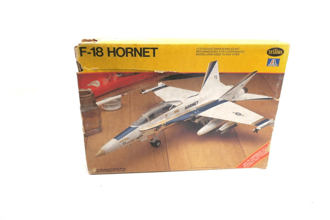 Testors Italeri F - 18 Hornet 1/72 Scale Airplane Plastic Model Kit - WISE GUYS HOBBIES LLC