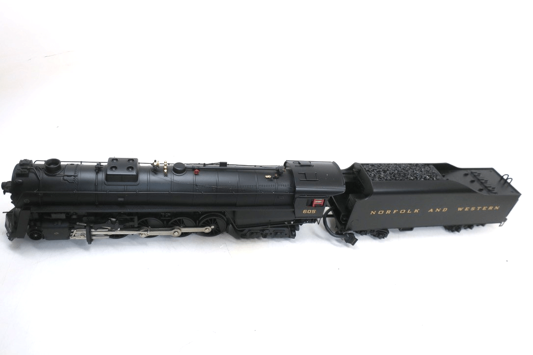 MTH 20 - 3058 - 1 N&W 4 - 8 - 4 Unshrouded J - Class Steam Loco&Tender 605 - WISE GUYS HOBBIES LLC
