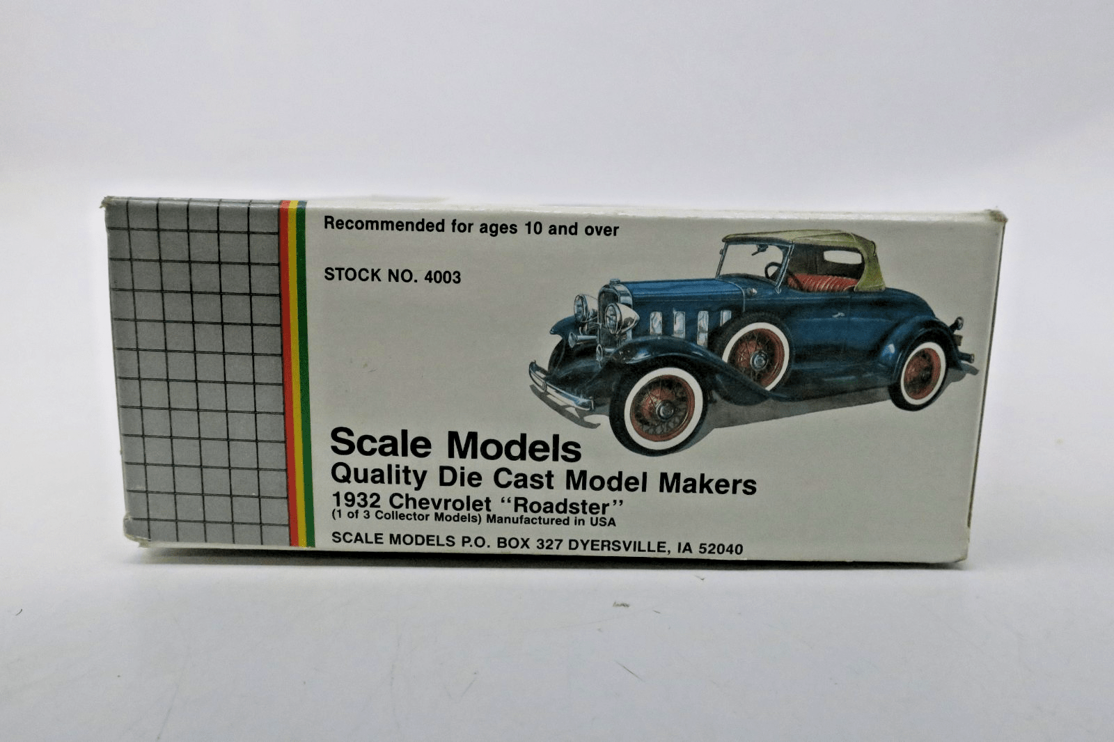 Vintage JLE/Hubley 1932 Chevrolet "Roadster" Model Kit 4003 - WISE GUYS HOBBIES LLC