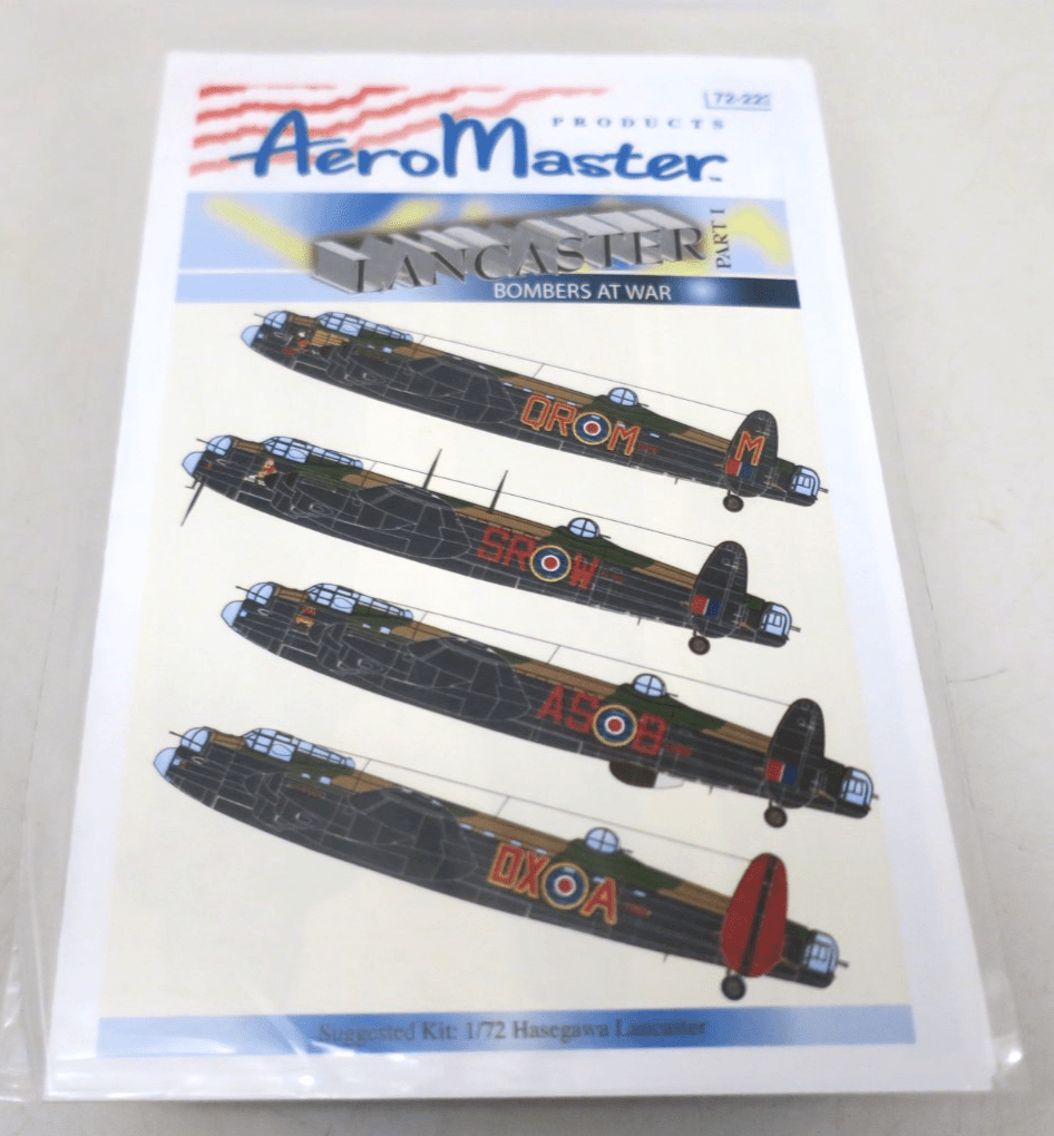 Aeromaster Decals 72 - 223 Lancaster Bombers At War Part 1 - WISE GUYS HOBBIES LLC