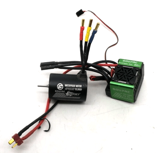 GOUPRC 2S-3S 60A Brushless ESC Electronic Speed Controller 4300KV Motor - WISE GUYS HOBBIES LLC