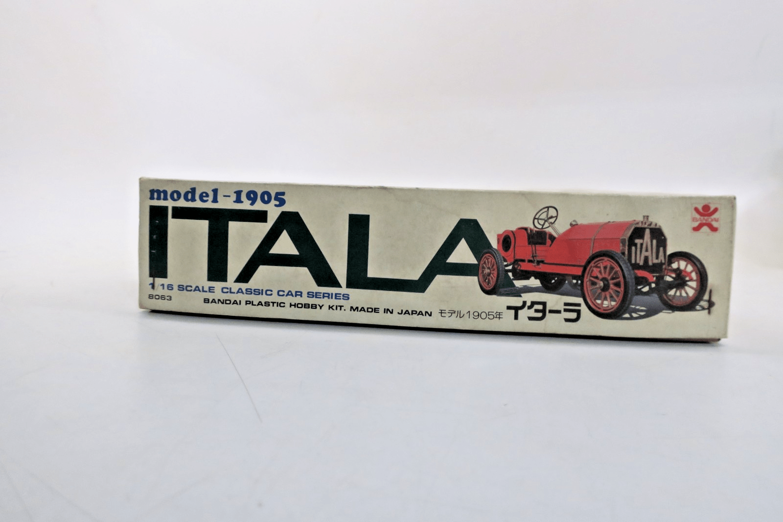 Bandai 1/16 Model 1905 Itala Model Kit 8063 - WISE GUYS HOBBIES LLC
