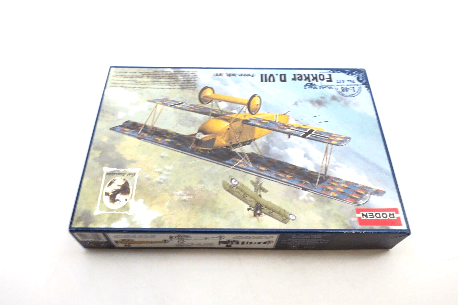 Roden 1/48 Fokker D VII F German BiPlane Fighter Plastic Model Kit 417 - WISE GUYS HOBBIES LLC