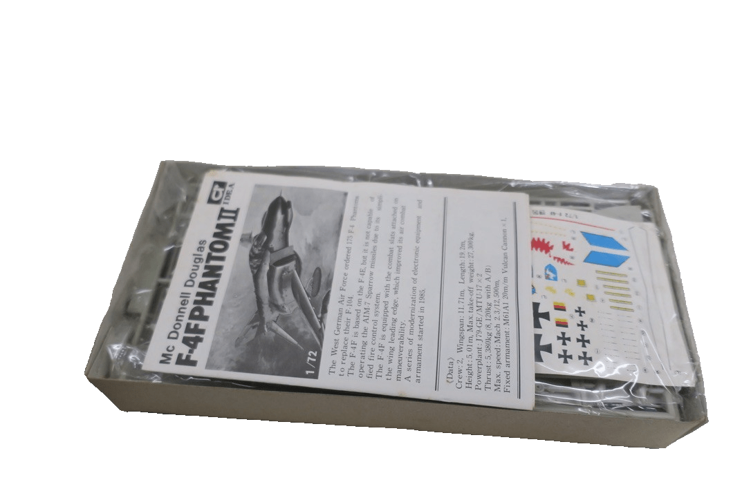 Idea F - 4F Phantom 2 JET Plane Model Kit 1/72 IDEA West German AF - WISE GUYS HOBBIES LLC