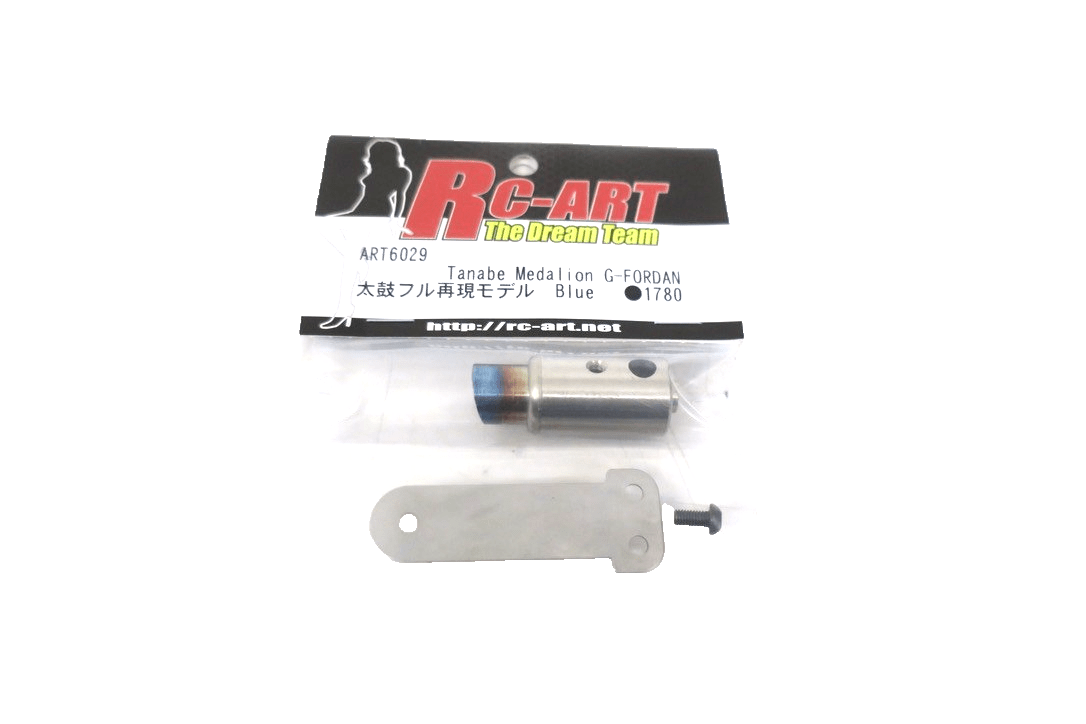 RC ART ART6029 tanabe Medalion G - FORDAN BLUE RC Exhaust - WISE GUYS HOBBIES LLC
