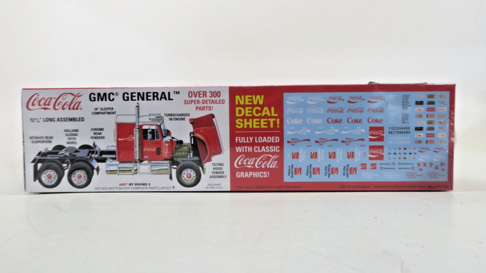 AMT 1/25 GMC General Truck Tractor Coca-Cola Model Kit AMT1179 - WISE GUYS HOBBIES LLC