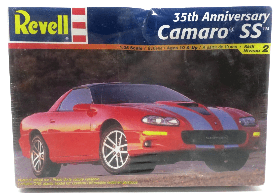Revell 1/25 35th Anniversary Camaro SS Plastic Model Kit 85-2380 SEALED - WISE GUYS HOBBIES LLC
