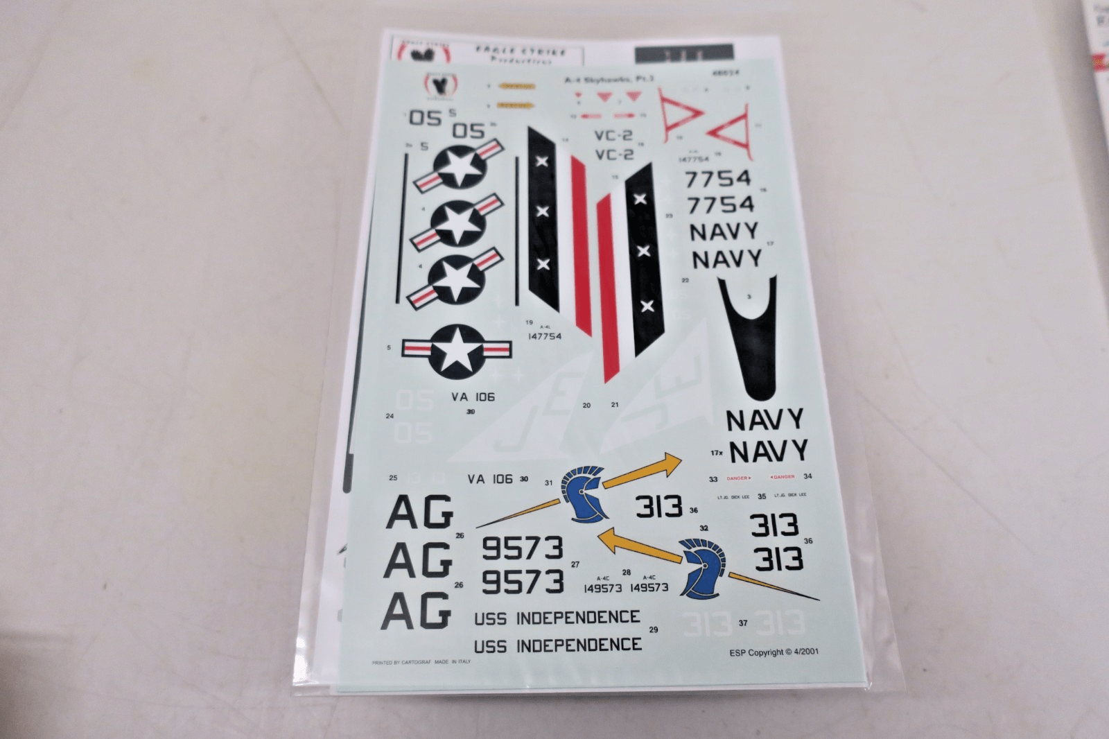 Eagle Strike - A - 4 Skyhawks Pt. 2 Decals 48024 - WISE GUYS HOBBIES LLC