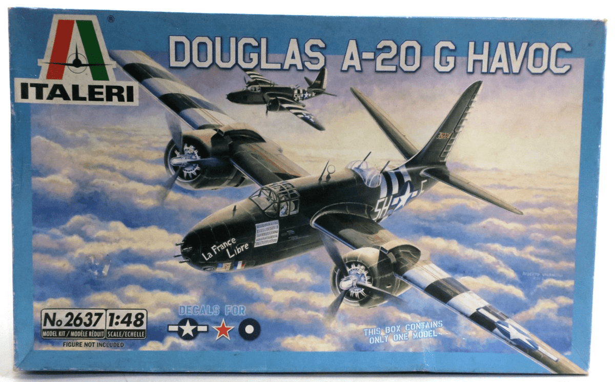 Italeri 1/48 Douglas A-20 G Havoc Model Kit 2637 - WISE GUYS HOBBIES LLC