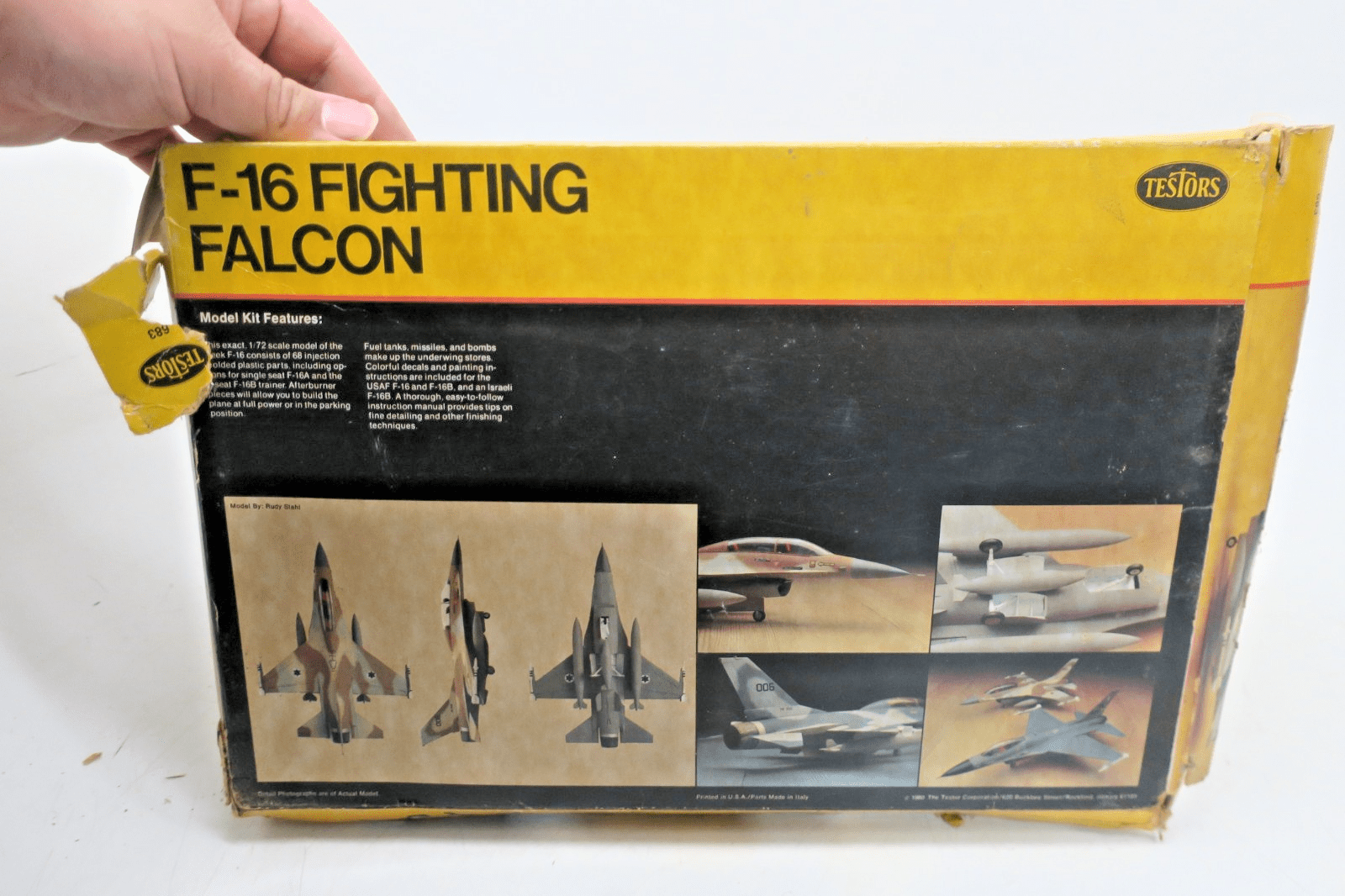 Testors Italeri 1/72 F-16 Fighting Falcon Plastic Model Kit 683 Damaged Box - WISE GUYS HOBBIES LLC