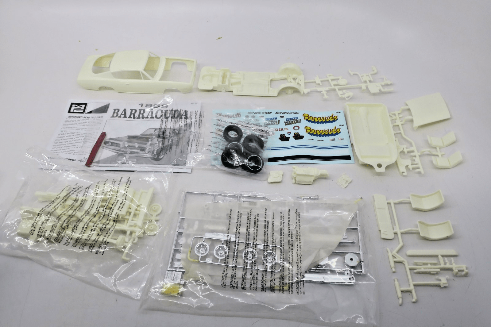MPC 1/25 1969 Barracuda Plastic Model Kit MPC832/12 - WISE GUYS HOBBIES LLC