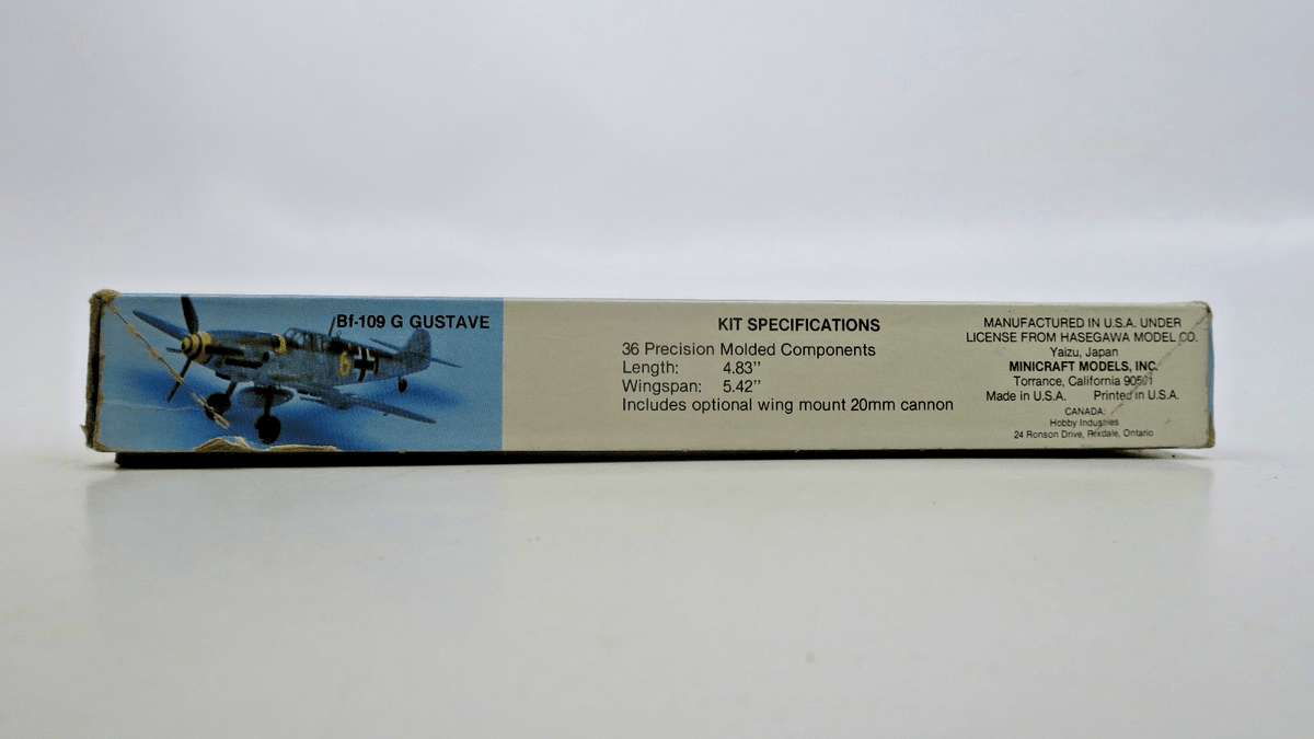 Hasegawa 1/72 Messerschmitt Bf - 109G Gustave Model Kit - WISE GUYS HOBBIES LLC
