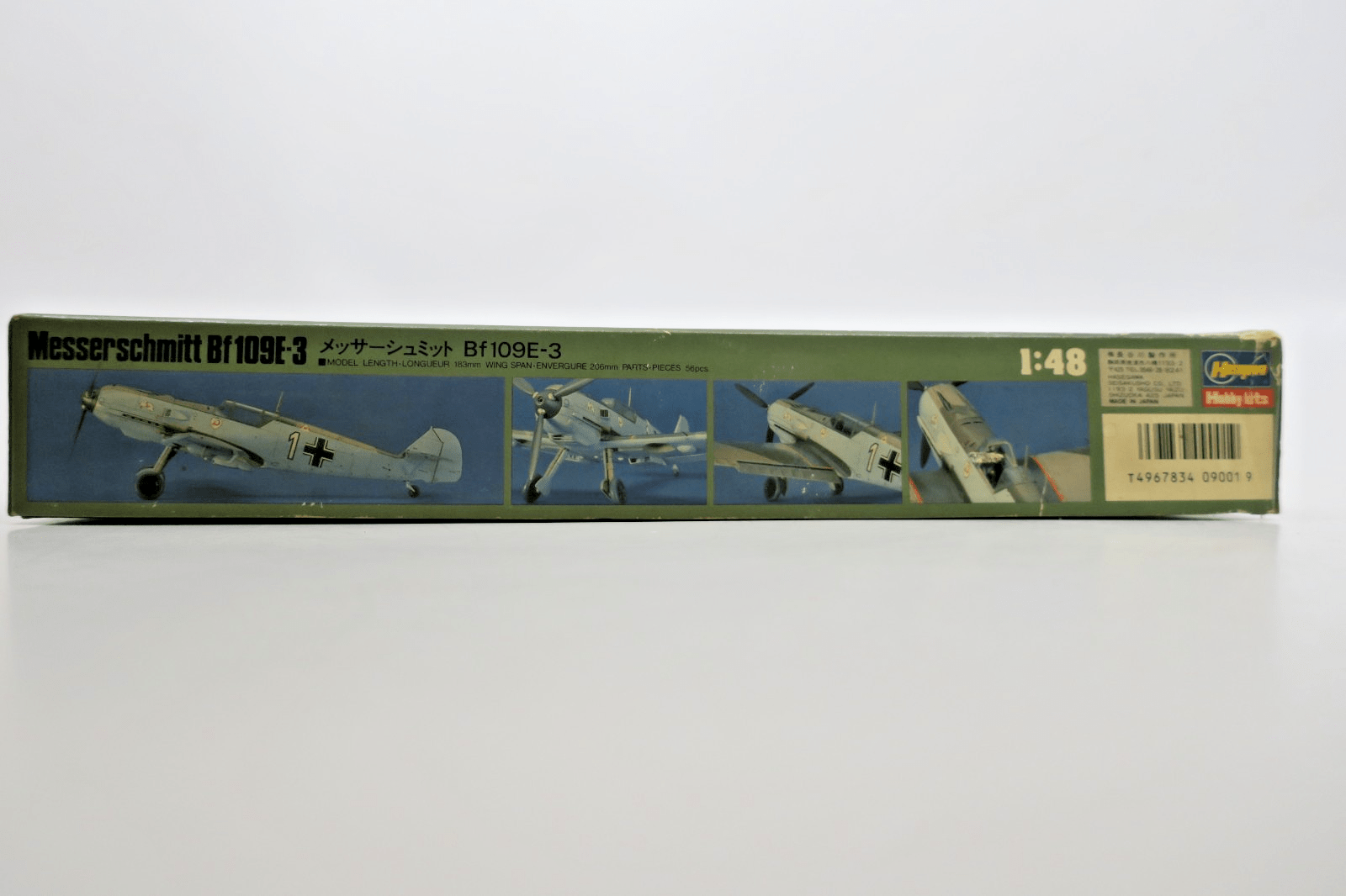 Hasegawa 1/48 Messerschmitt BF - 109 E - 3 Model Kit J001:1500 - WISE GUYS HOBBIES LLC