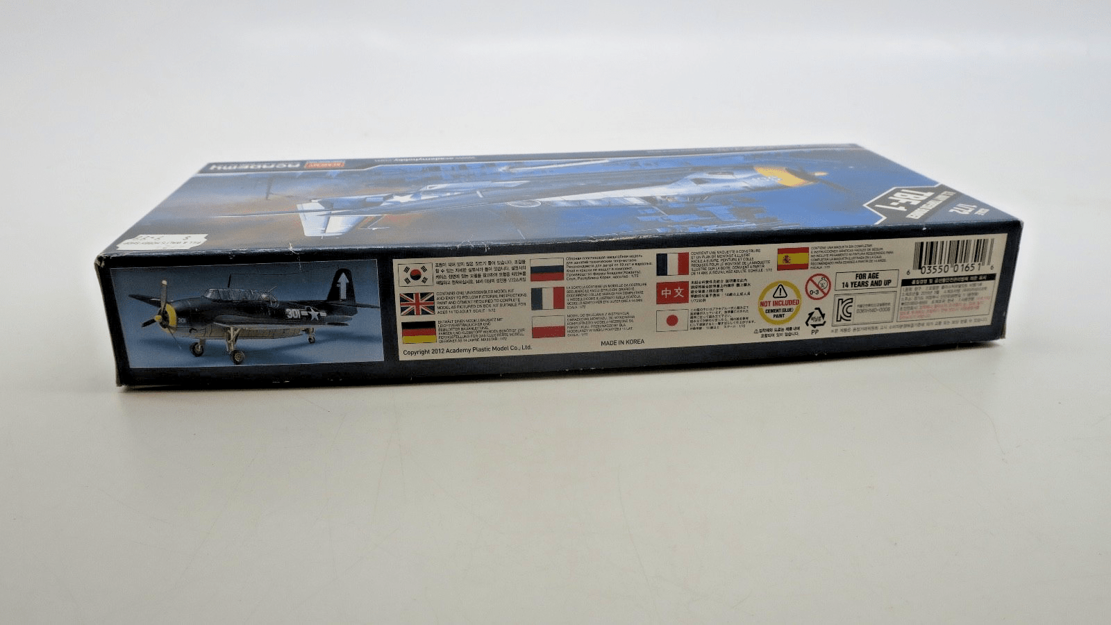 Academy 1/72 TBF - 1 Avenger Model Kit 12452 - WISE GUYS HOBBIES LLC