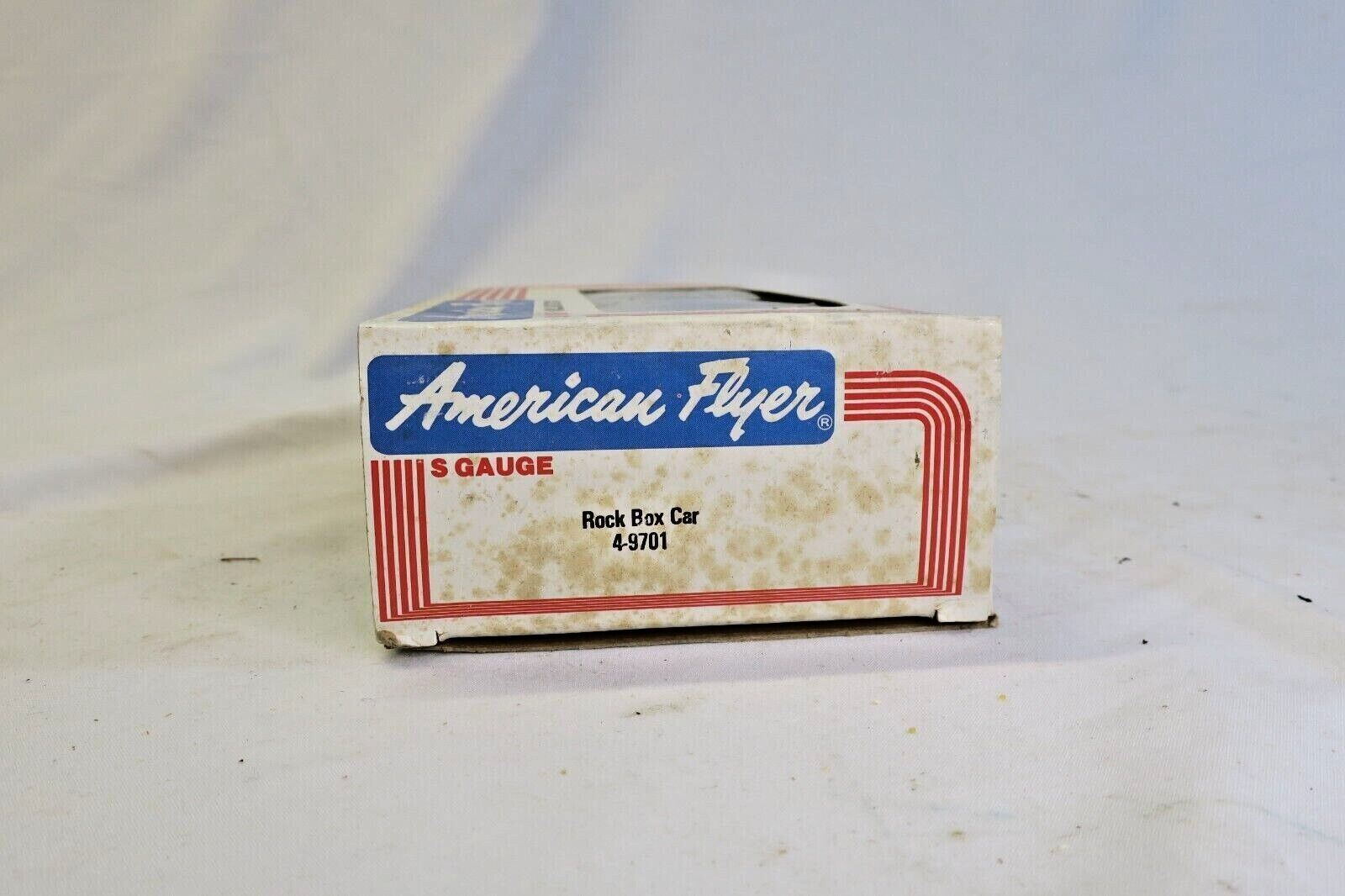 NEW AMERICAN FLYER 4-9701 ROCK BOX CAR - WISE GUYS HOBBIES LLC