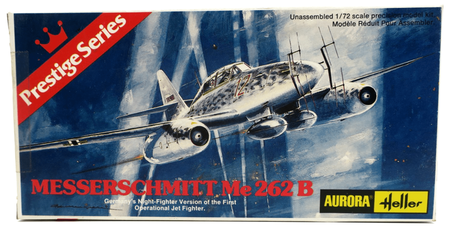 Heller Prestige Series 1/72 Messerschmitt Me 262 B Model Kit 6608 - WISE GUYS HOBBIES LLC