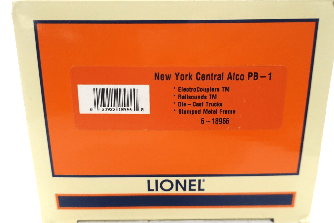 Lionel 6-18966 New York Central Alco PB-1 Non-Powered Diesel Locomotive - WISE GUYS HOBBIES LLC