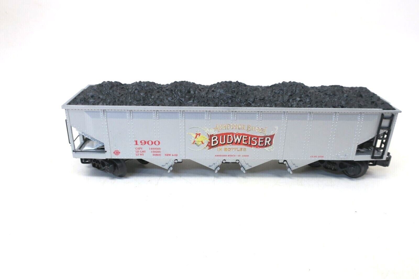 2002 K-line O-scale Anheuser Busch K623-5602 Diecast Hopper W/ Load - WISE GUYS HOBBIES LLC