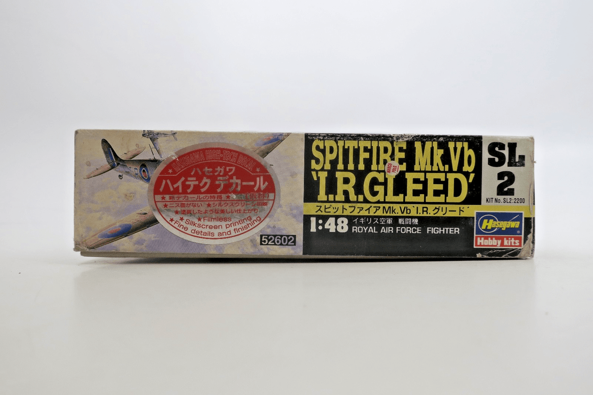 Hasegawa 1/48 Spitfire Mk. Vb I.R. Gleed Model Kit 52602 - WISE GUYS HOBBIES LLC