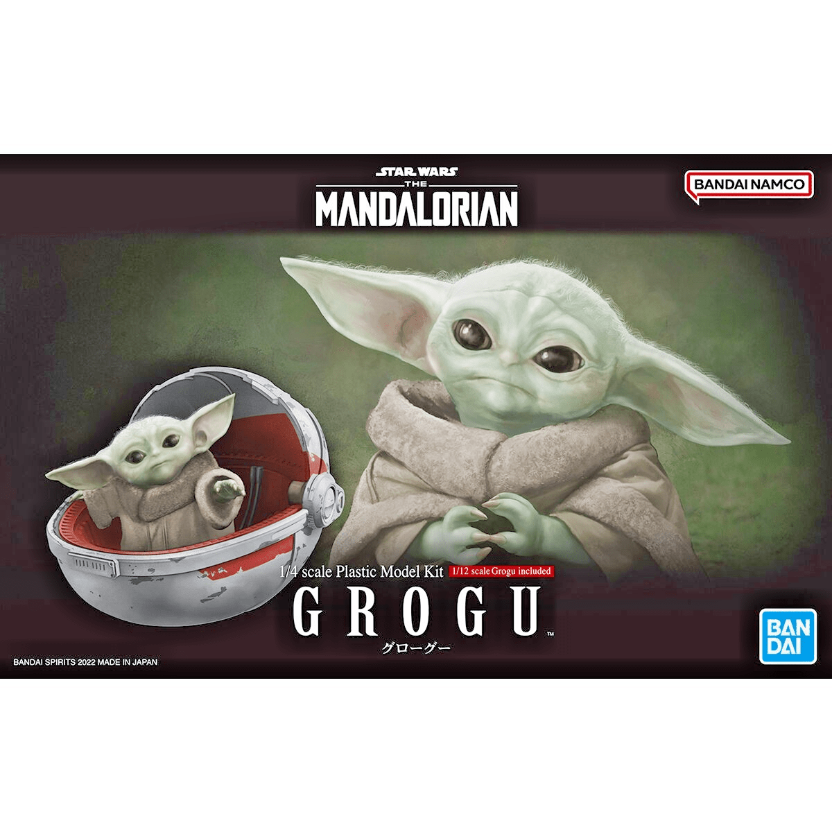 NEW Bandai Star Wars The Mandalorian 1/4 Grogu Model Kit - WISE GUYS HOBBIES LLC