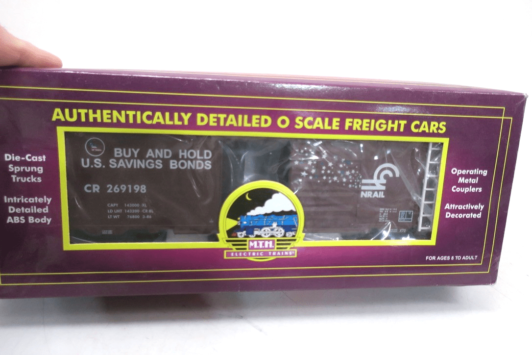 MTH O Scale Sherwin Williams 40Ft.Single Door Box Car 269198 Conrail 20 - 93060 - WISE GUYS HOBBIES LLC